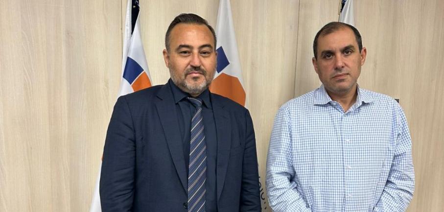 Caner İmam, Sivil Koruma Bakan Yardımcısı Katsafados ile görüştü
