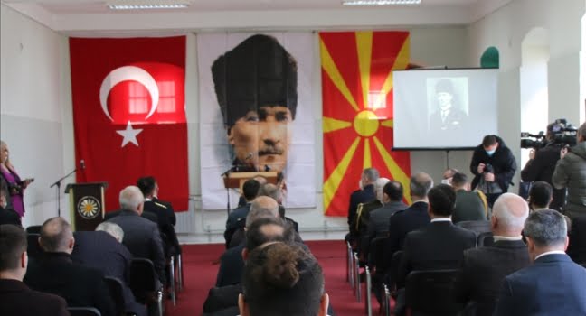 Atatürk, Manastır Askeri İdadisi'nde anıldı