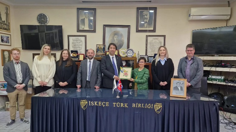 EFA Başkanı Lopez, İskeçe Türk Birliği’ni ziyaret etti