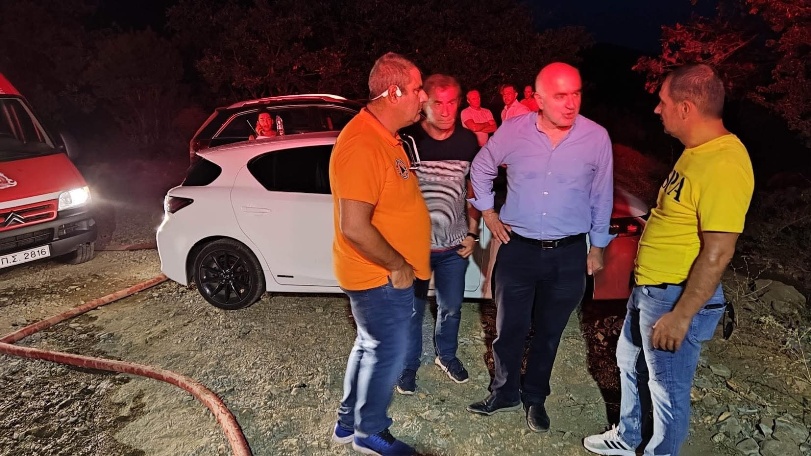 Kayrak’ta çıkan yangın kontrol altına alındı