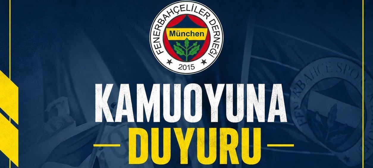 Münih Fenerbahçeliler Derneği'nden Batı Trakya Fenerbahçeliler Derneği'ne destek mesajı