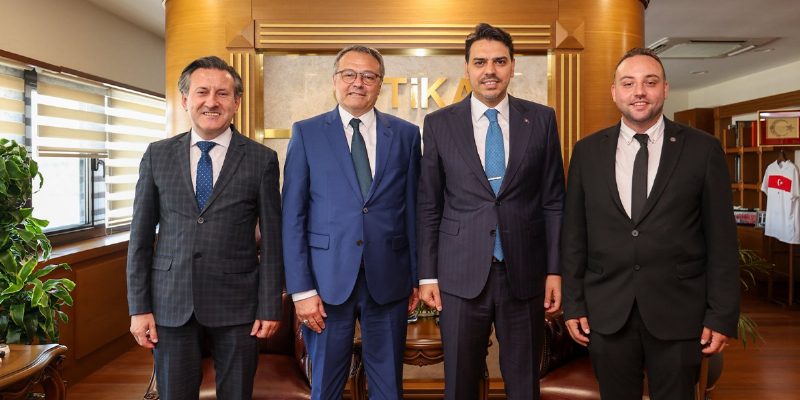 TİKA Başkanı Abdullah Eren, BTTDD Genel Başkanı Batuhan Kaşifoğlu ve heyetini ağırladı