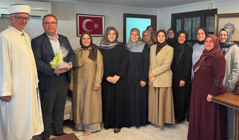 Gümülcine Başkonsolosu Aykut Ünal’dan Müftü Mustafa Trampa’ya nezaket ziyareti
